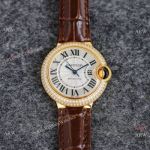Swiss Copy Cartier Ballon Bleu 33mm NH05 Watch Inlaid with Diamonds Gold Case_th.jpg